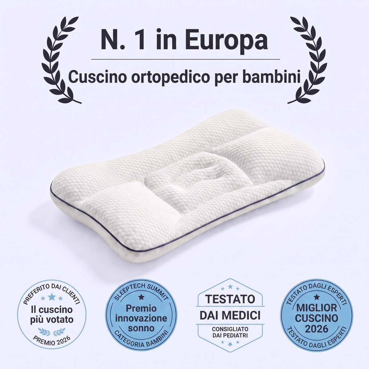 LulaBini, il cuscino ortopedico per bambini n. 1 in Europa, con i premi ricevuti