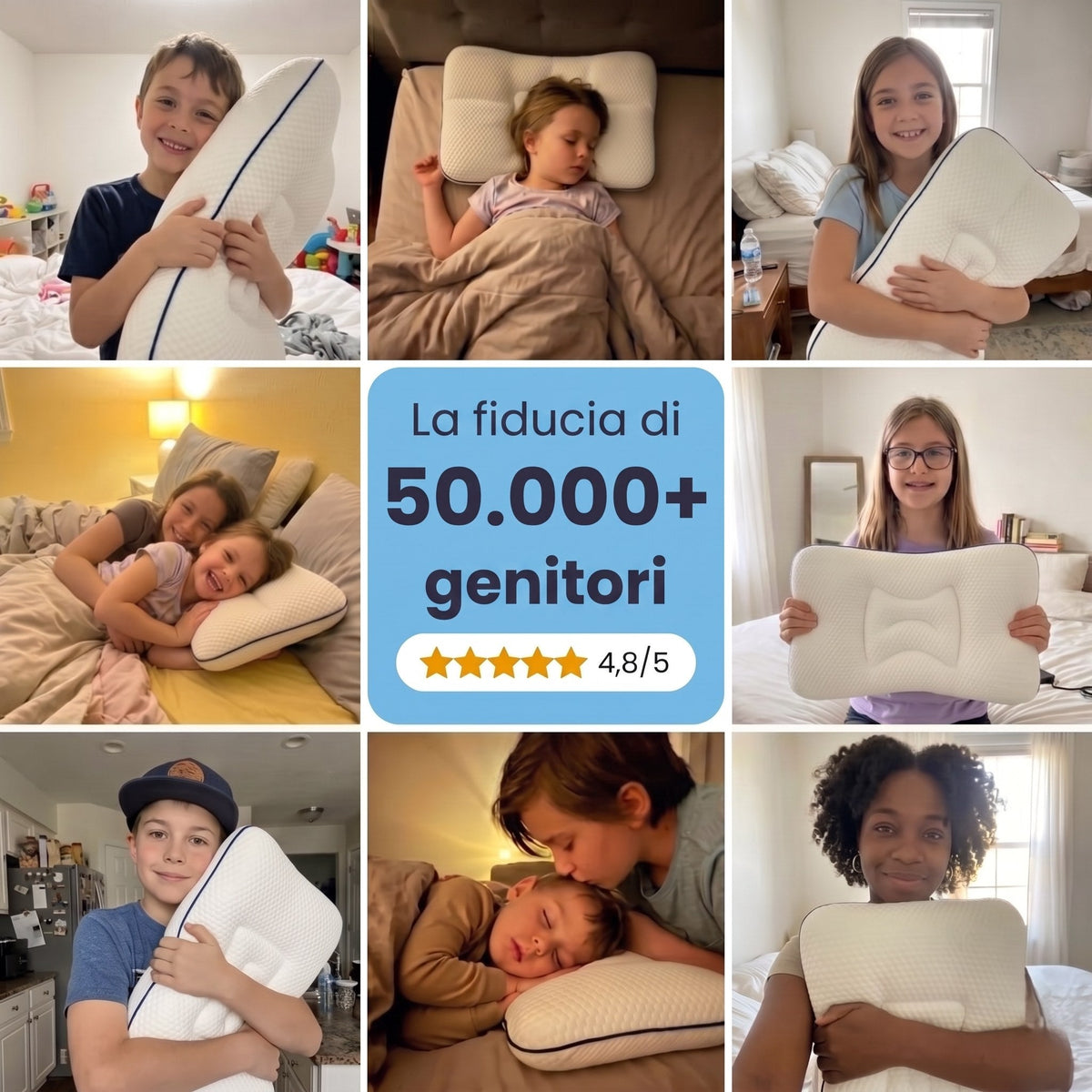 Scelto da oltre 50.000 genitori, 4,8 su 5 stelle